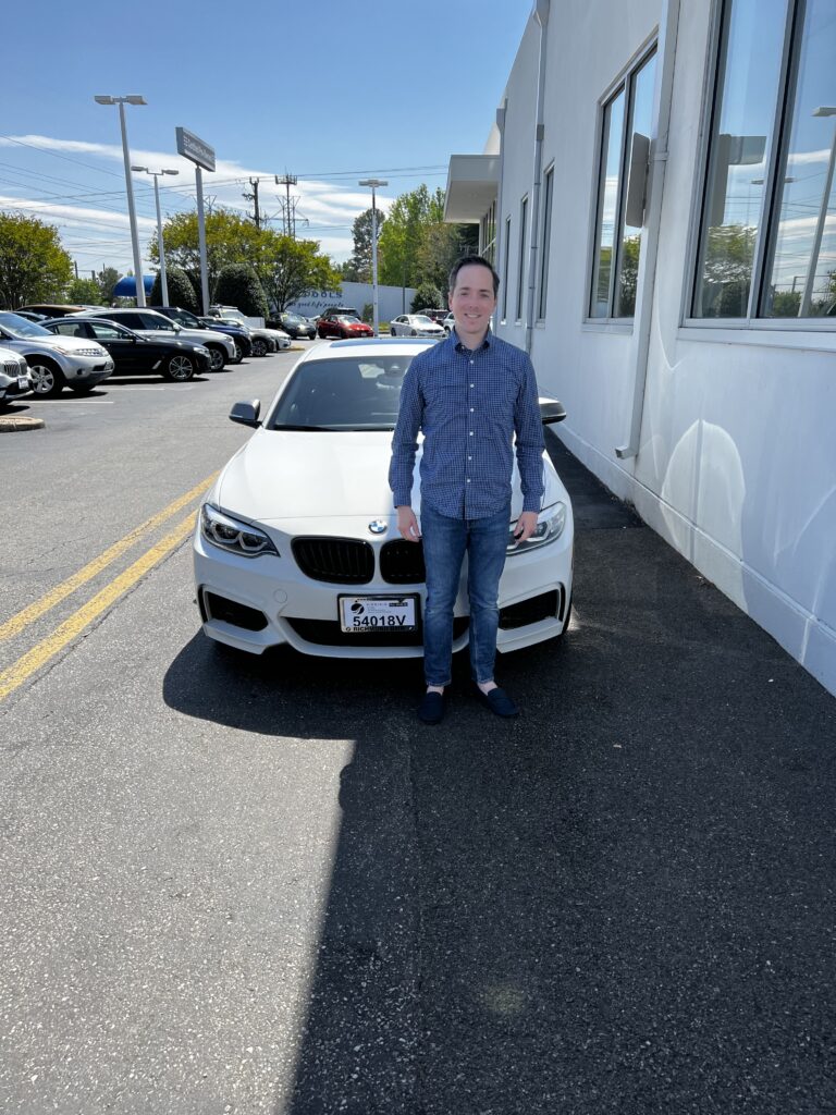 TJ with his BMW M240i